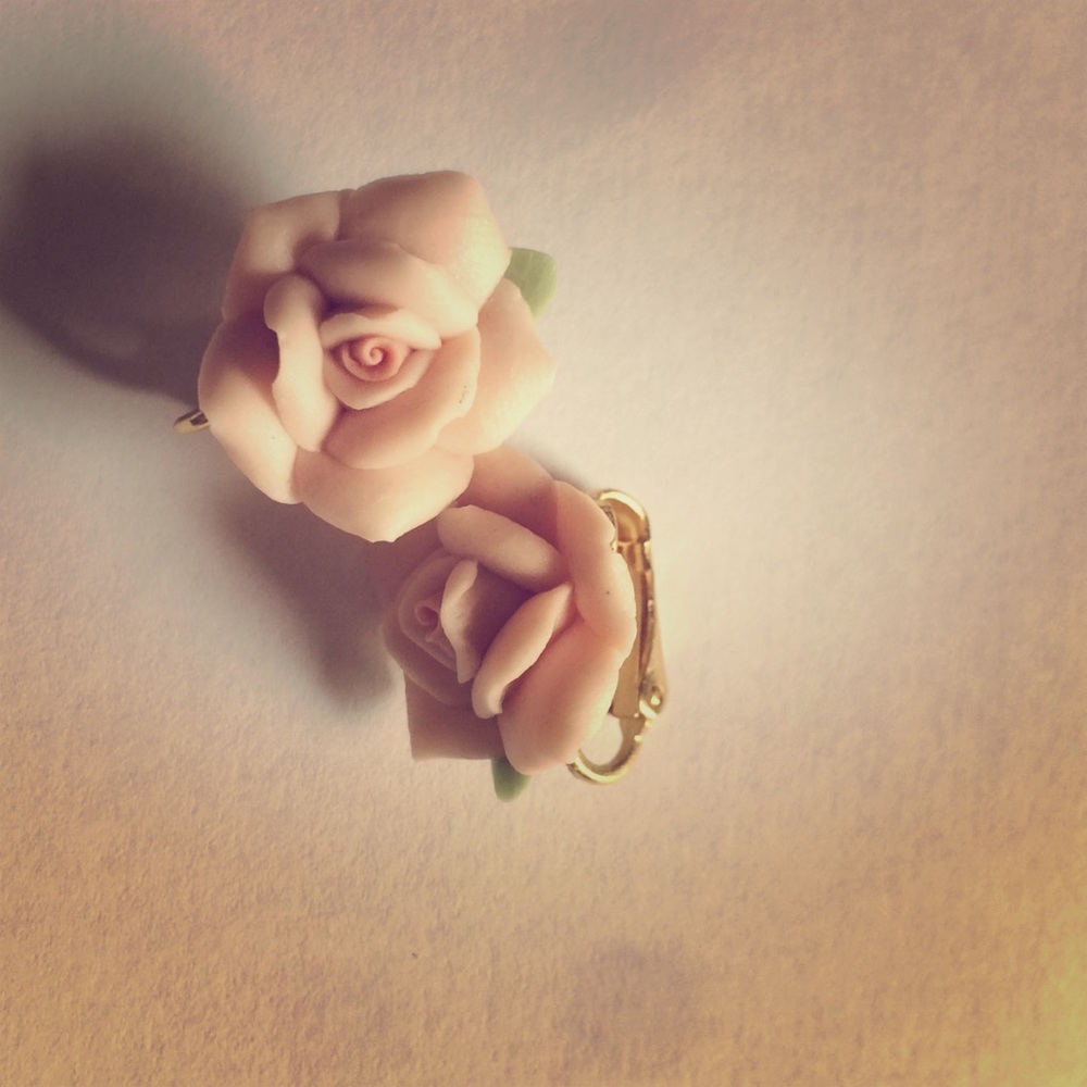 Clip earrings